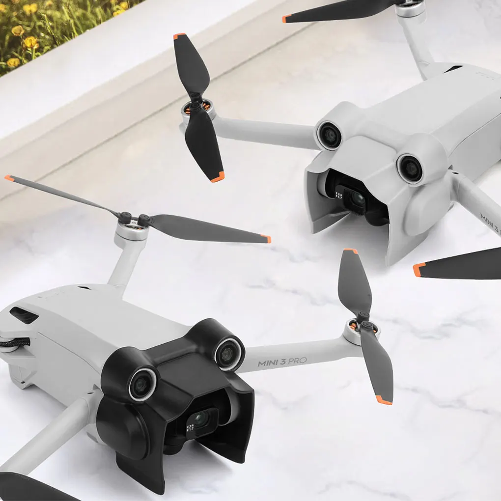 Protección confiable con parasol de lente de cardán MINI 3 Pro, parasol de lente de cámara con cardán para Dron, fácil de llevar, negro Mini 3Pro