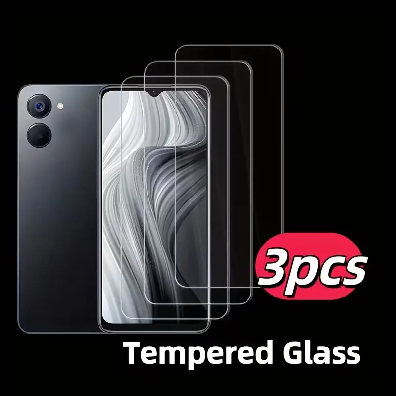 3 uds cubierta completa de vidrio templado para Realme V30 V50s V60s V70 V70S Realme V60 Pro Protector de pantalla Flim