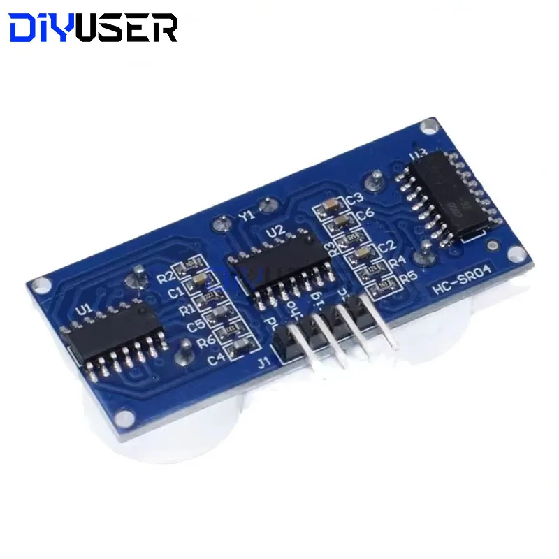 DIYUSER-Módulo ultrasónico de 2 piezas, Sensor transductor de medición de distancia de HC-SR04, Detector Arduino, rango de coche inteligente - imagen 3
