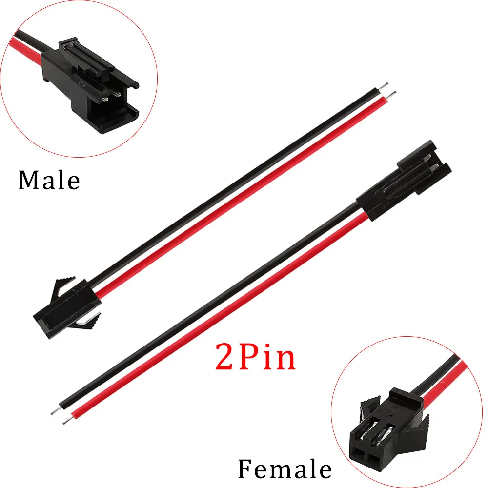 Cable de extensión LED JST SM de 2/3/4/5/6 Pines, conector macho y hembra para tira de luces RGB RGBW 3528 5050, 10CM - imagen 3