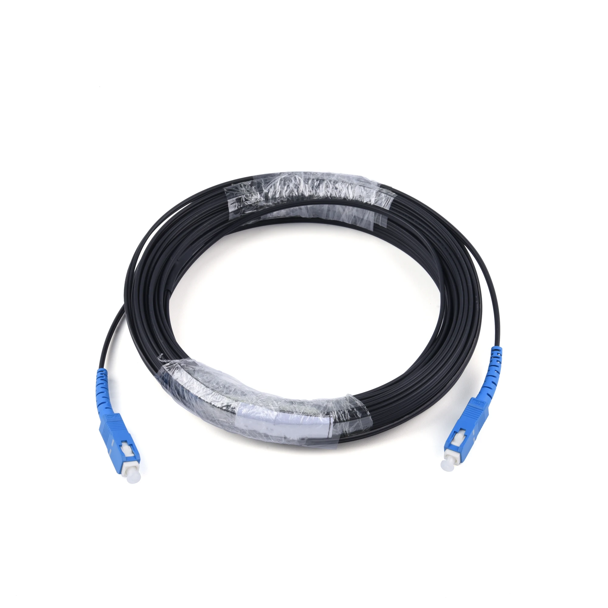 Cable de conexión de fibra óptica Simplex monomodo de un solo núcleo para interiores/exteriores - Cable de extensión UPC SC a SC 50M/80M/100M - imagen 4