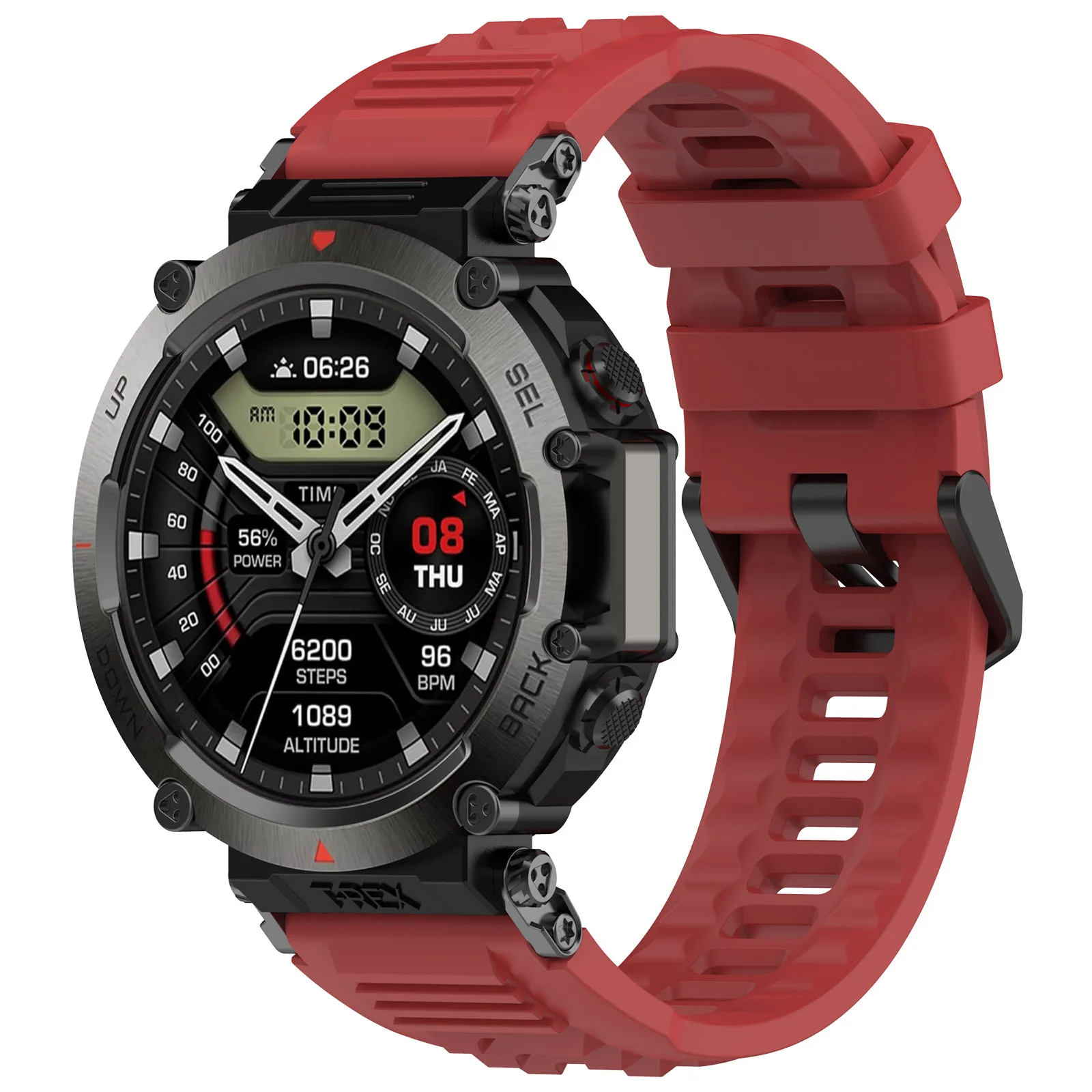 Para Xiaomi Amazfit t-rex Ultra A2142 pulsera de reloj inteligente para Huami Amazfit T Rex Ultra accesorios de correa deportiva de silicona - imagen 5