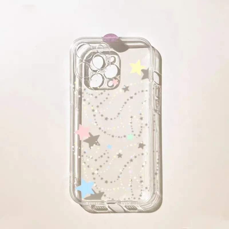 Funda de teléfono con forma de cereza y estrella colorida para Huawei Honor 90 Lite X9A 5G X7B X8B X9B Y9 Prime 2019 Nova 3i 5T 6 7 9 SE P30 Pro - imagen 4