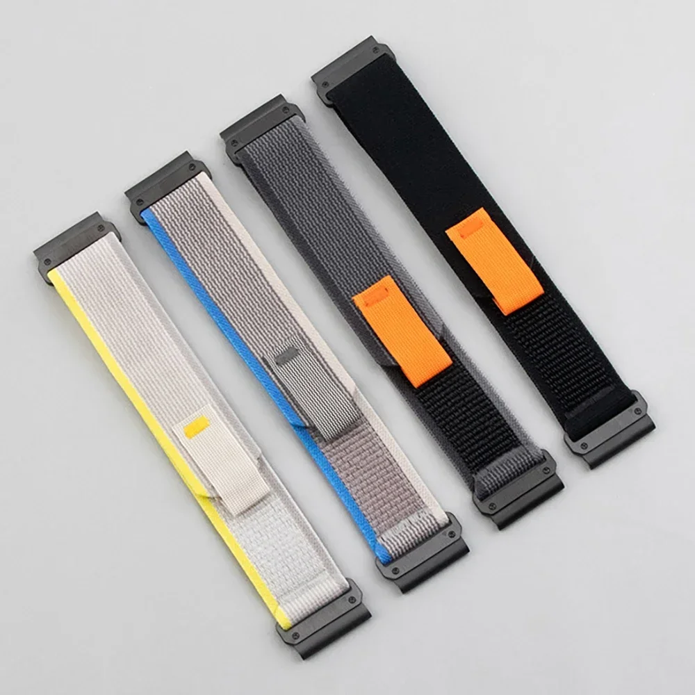 Correa deportiva de nailon QuickFit de 22mm y 26mm para Garmin Fenix 7X 6X Pro 5 5XPlus/Epix Pro Gen2 51mm 47mm/forerunner 965 955 - imagen 5