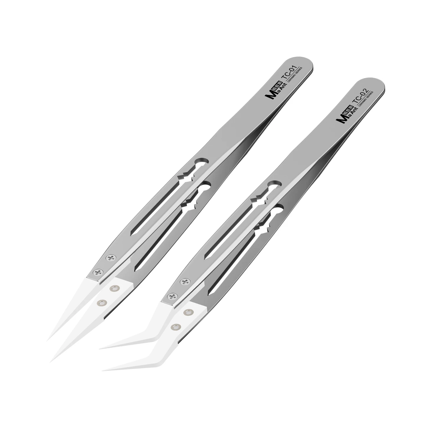 Pinzas especiales antiestáticas antimagnéticas de cerámica con aislamiento de alta precisión MaAnt TC-01 TC-02 para reparación de cables voladores de teléfono - imagen 3