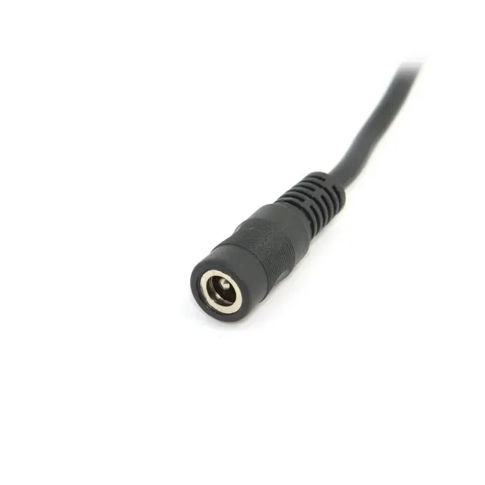 CC 5,5mm Jack Power barril hembra a 4 enchufes macho conector de barril Cable divisor 15cm para controlador de luz LED - imagen 2