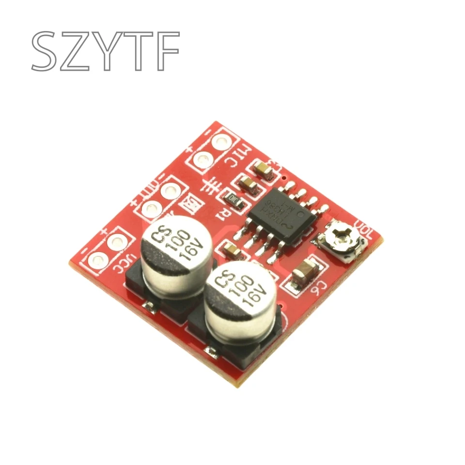 Placa amplificadora de micrófono electret LM386/amplificador de micrófono DC4-12V - imagen 5