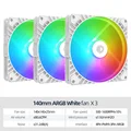 ARGB White 3 Fans
