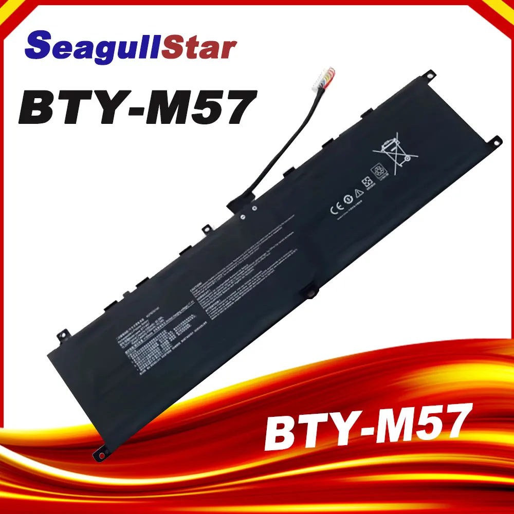 BTY-M57 batería del ordenador portátil para MSI GP66 GP76 MS-17K3 para Leopard 10UG Series 10UG 10UE 11UG 11UH 10UH 11UE serie 4160mAh