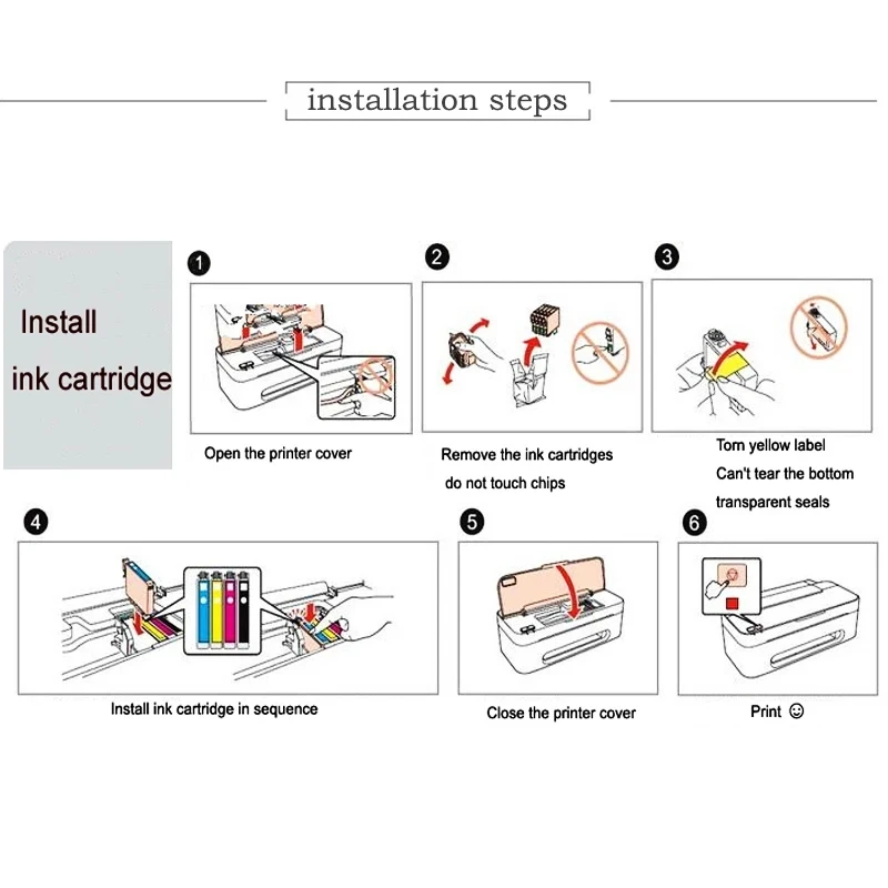 Cartucho de tinta compatible con T0791-T0796, para impresora Epson Stylus Photo P50, PX660, PX650, PX700W, PX710W, PX720WD, PX730WD, 1500, 1400, 1410 - imagen 4
