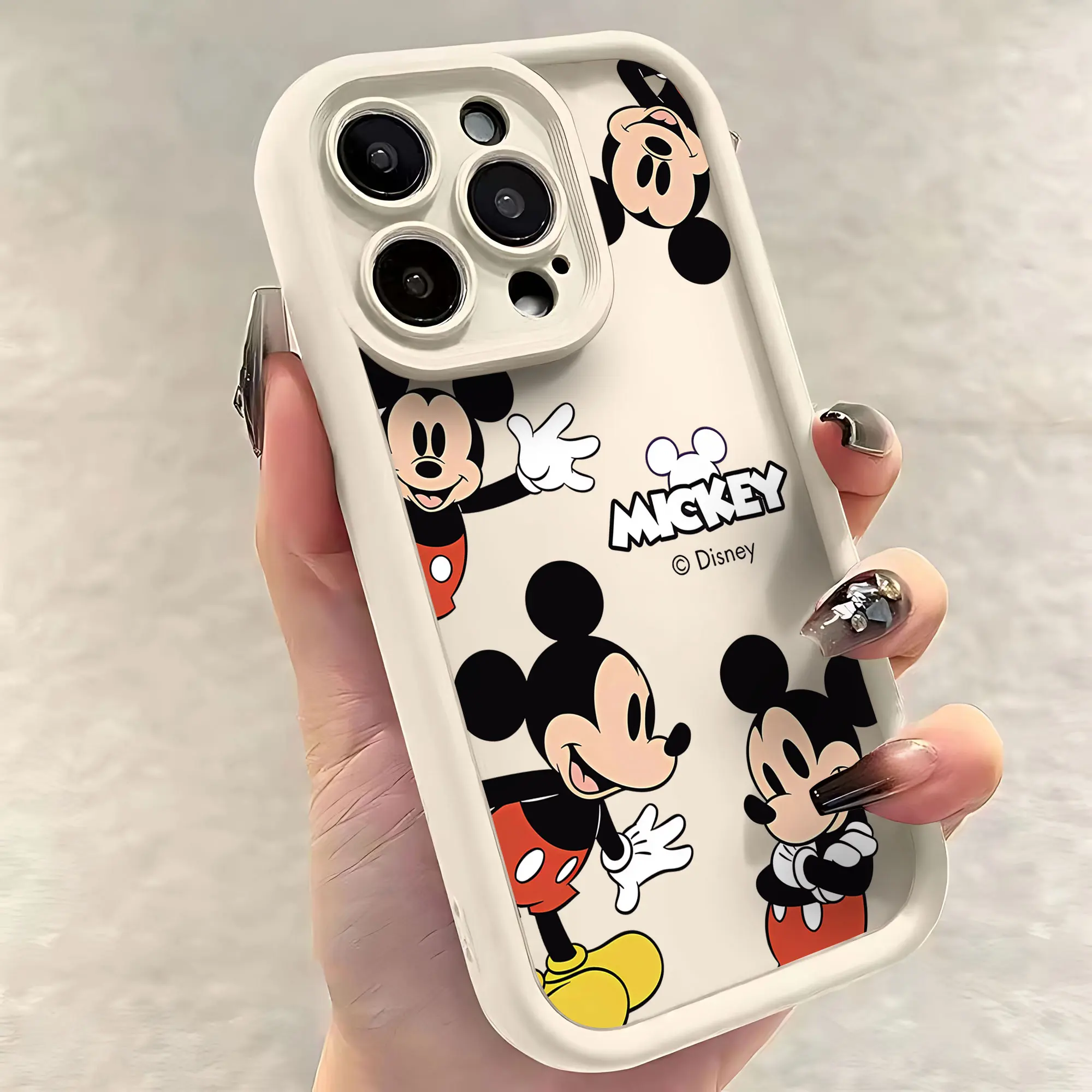 Funda de teléfono Disney Mickey Minnie Mouse para Xiaomi Redmi 9A 9C 10 10C 12 12C K30 K40 K50 Note 10 11 12 13 Pro 5G - imagen 3