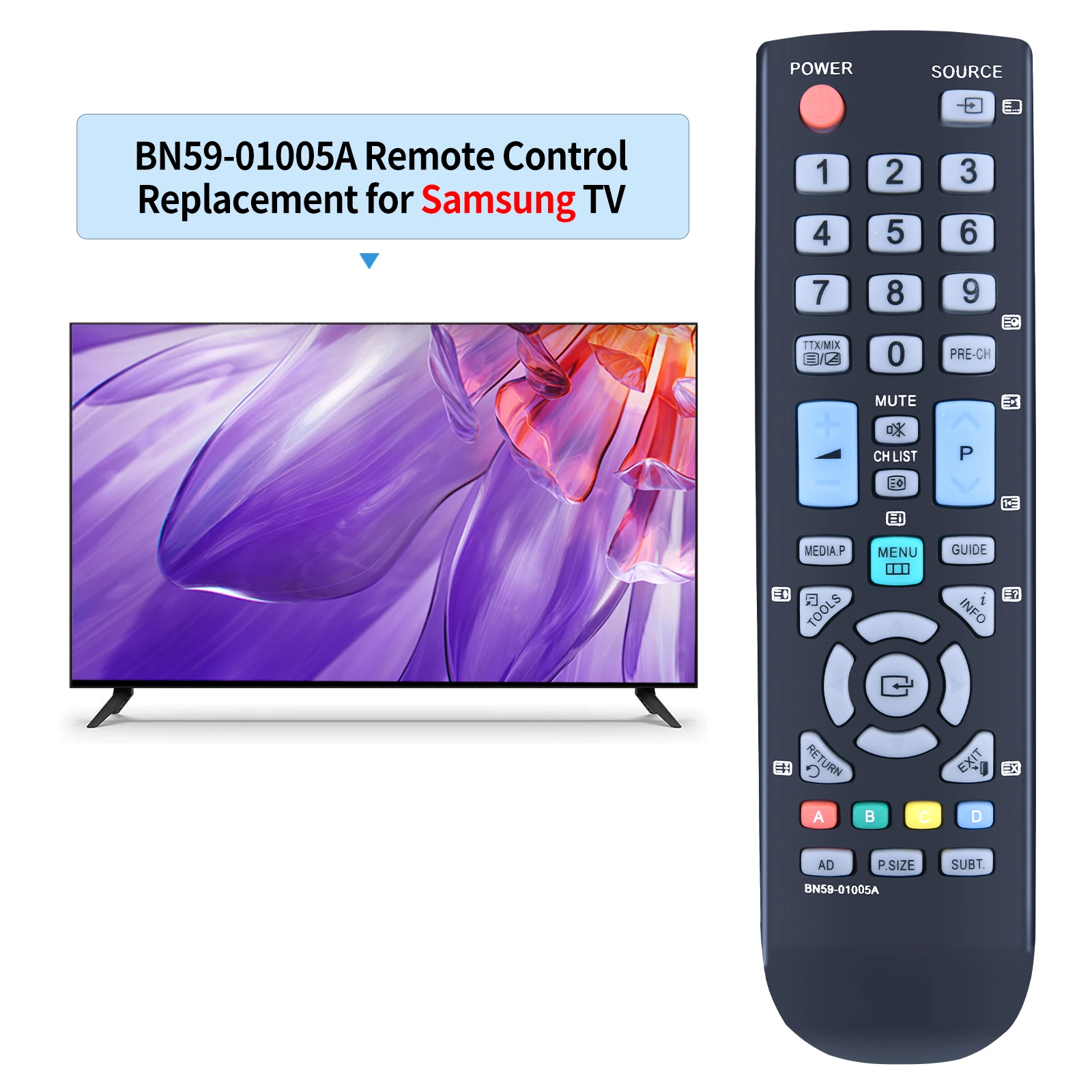 BN59-01005A Control remoto para Samsung TV LE22C350 LE22C350 LE26C350 LE19C350D - imagen 2