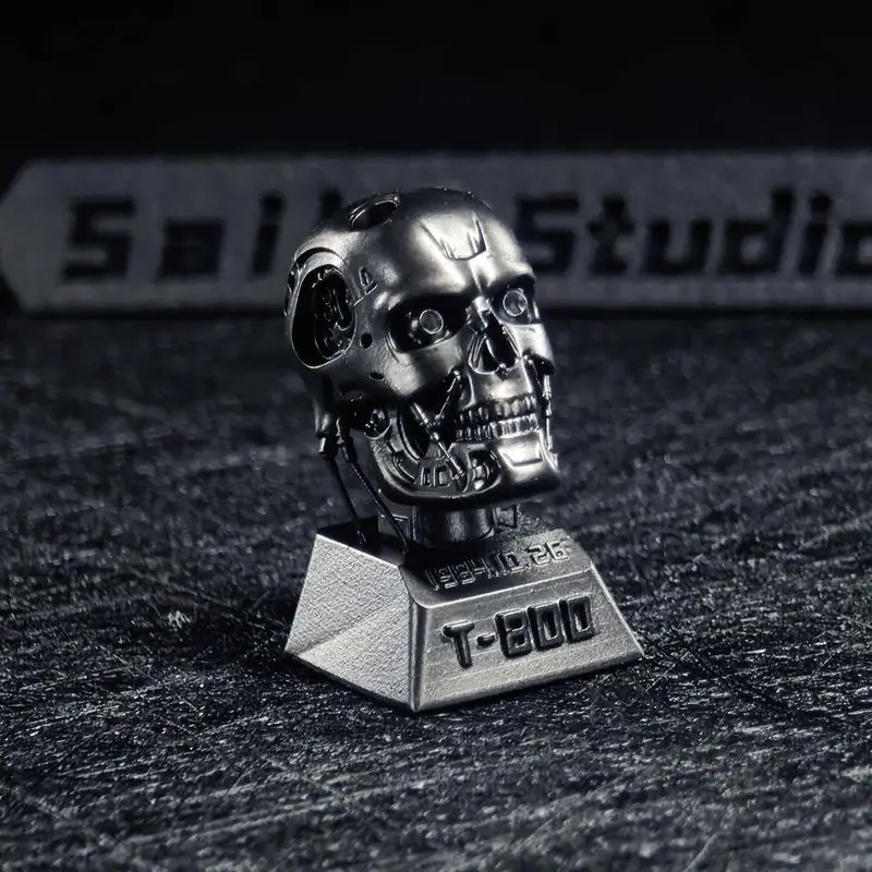 El Terminator temático keycap película periférica personalizada keycap T800 arte creativo regalo periférico translúcido mecánico keyca - imagen 2