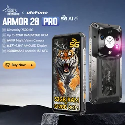 Ulefone Armor 28 Pro – Smartphone 5G con pantalla