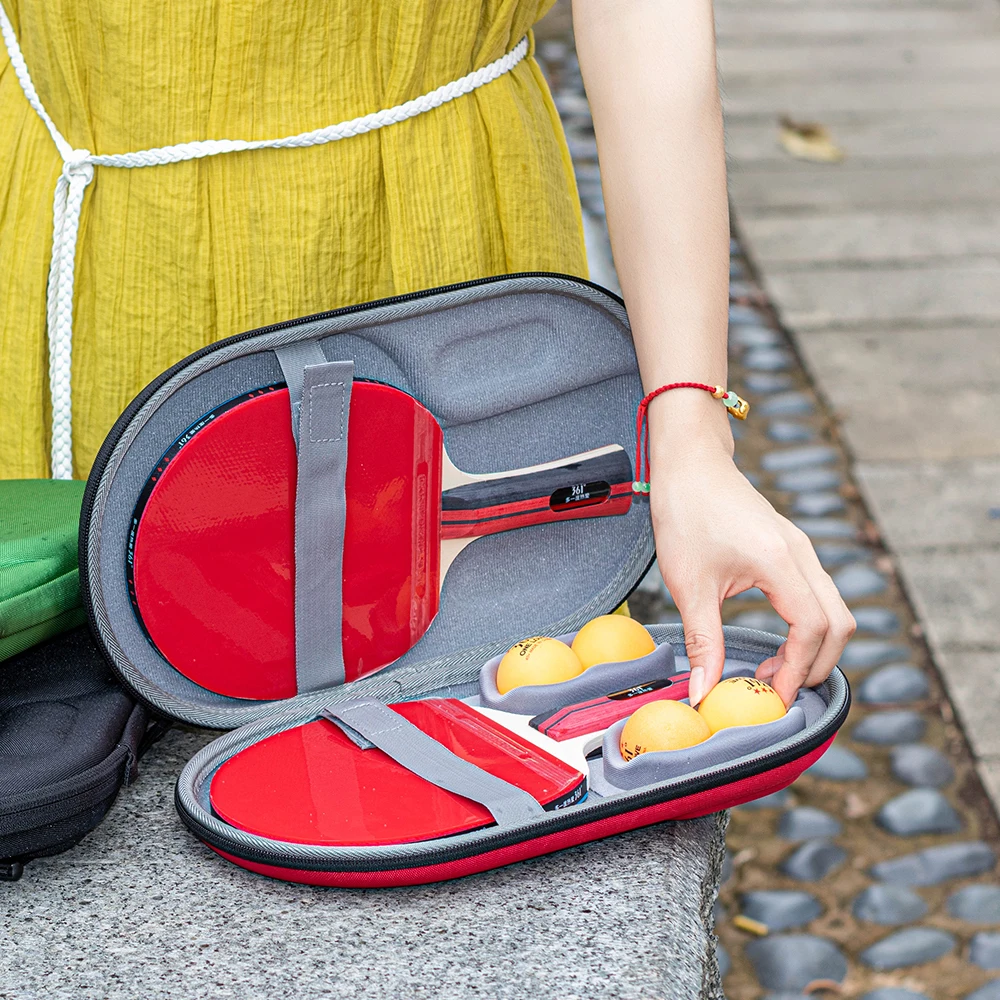 Bolsa de almacenamiento de raqueta de tenis de mesa portátil de EVA dura, caja Universal, resistencia al desgaste, resistencia a la compresión, Estuche de transporte de viaje - imagen 3