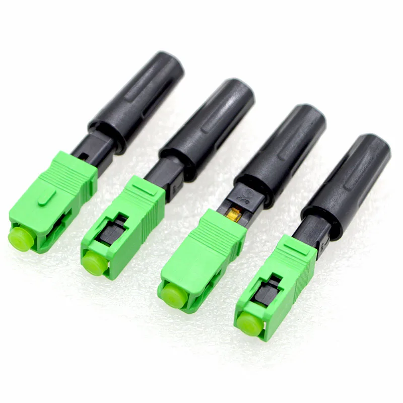 Conector rápido de fibra óptica SC/APC, 50 piezas, FTTH integrado, modo único, grado portador, especial, venta al por mayor - imagen 2