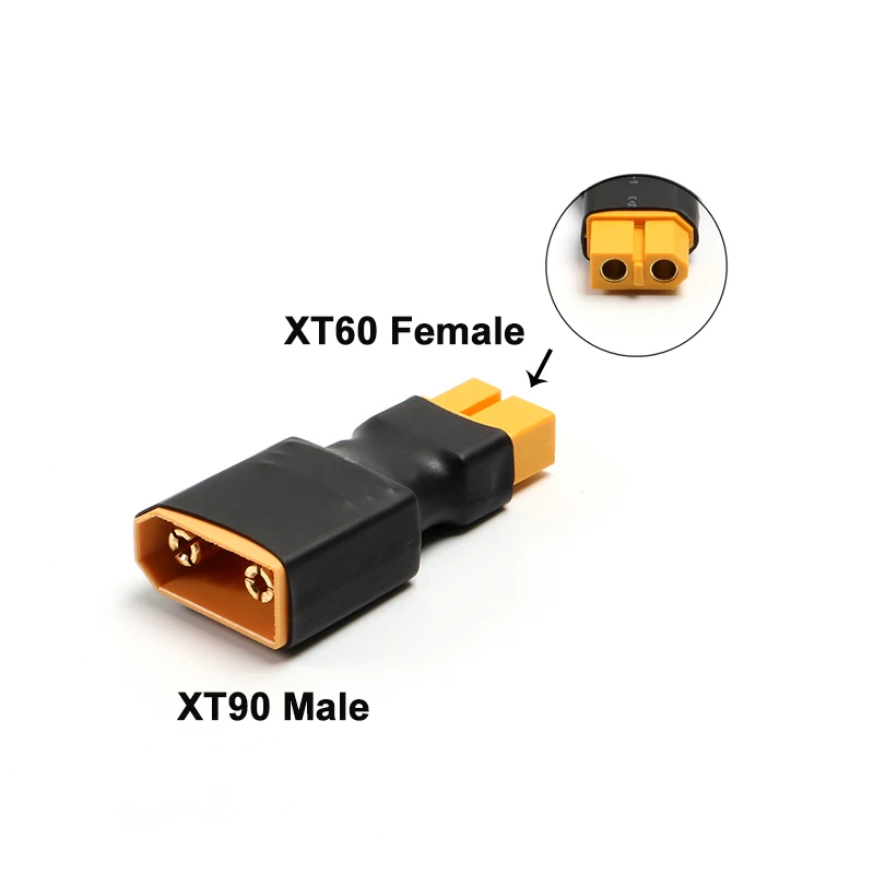 1 Uds adaptador DIY accesorios XT60 macho/hembra a XT90 hembra/macho adaptador de conversión de conector para batería RC - imagen 5