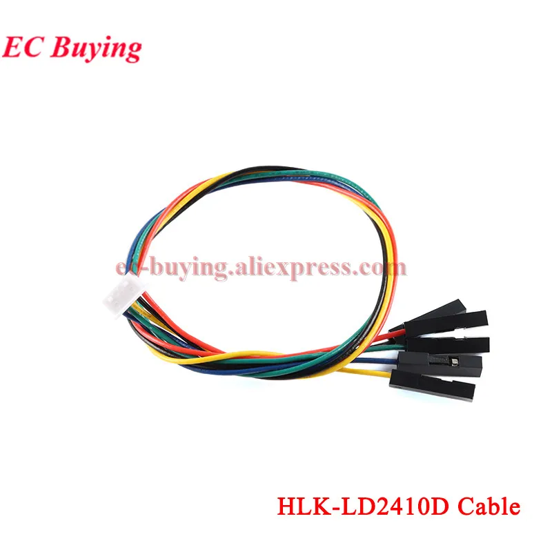 1 unidad-20 piezas Hi-Link HLK-LD2410D LD2410 24G 24GHZ Módulo de detección de presencia humana interruptor de detección de Radar de onda milimétrica Sensor inteligente - imagen 2
