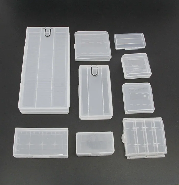 Caja de almacenamiento de pilas AA AAA, funda de plástico duro, funda protectora con Clips para caja de almacenamiento de pilas AA AAA - imagen 5