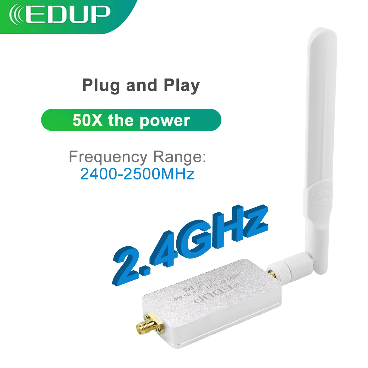 EDUP AB018/AB015 Repetidor WiFi 2.4GHz 36dBm Amplificador Señal - imagen 2