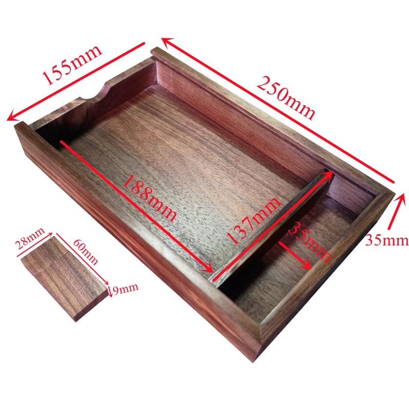 Caja de álbum de madera con logotipo de grabado láser personalizado gratis (foto de 5*7 pulgadas) y unidad colgante USB 3,0 de madera de 256GB 128GB 64GB 32GB 16GB - imagen 2