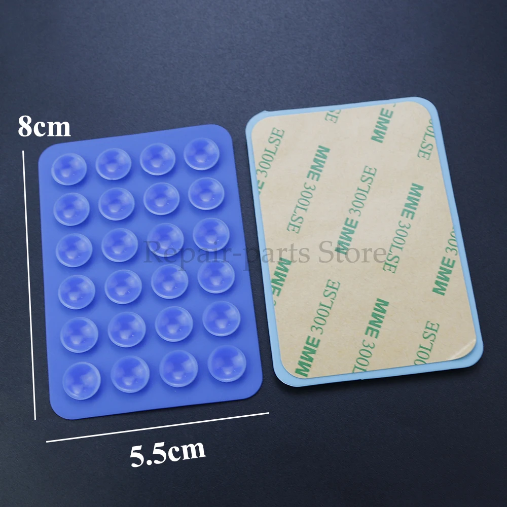 Ventosa de silicona gruesa, 24 ventosas cuadradas, teléfono móvil, tableta, equipaje, Cargador Universal, Funda de cuero, 2 unidades - imagen 3