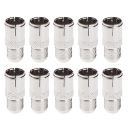 Conector F coaxial RF - Juego de adaptadores macho-hembra compactos