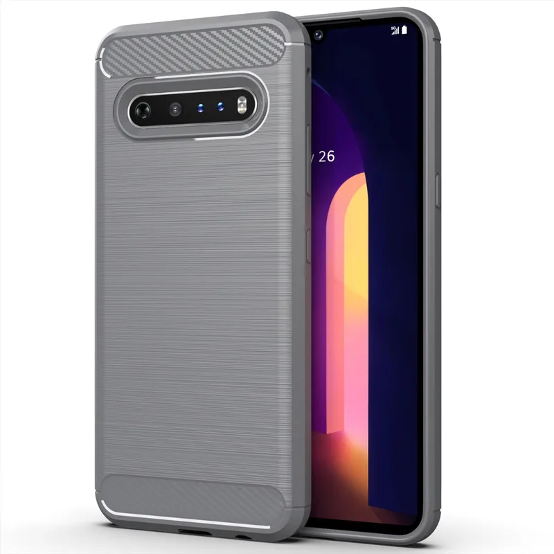 Para funda LG V60 ThinQ funda para LG V60 ThinQ V60 Thin Q Coque parachoques de silicona a prueba de golpes funda suave de TPU para LG V60 ThinQ Fundas - imagen 5