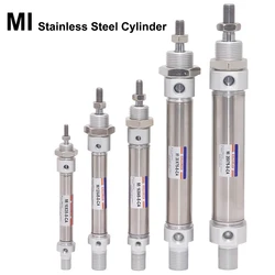 Cilindro neumático compacto de acero inoxidable – diseño robusto