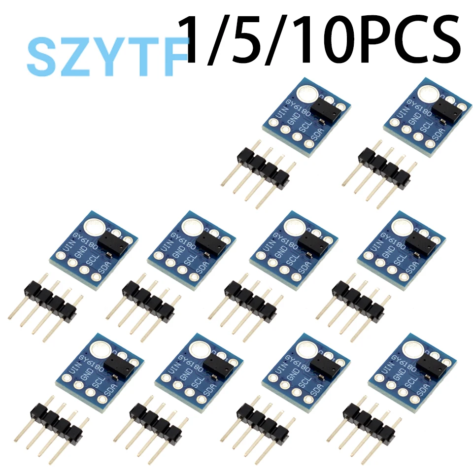 1-10 Uds GY-6180 VL6180X sensor de luz rango reconocimiento de gestos