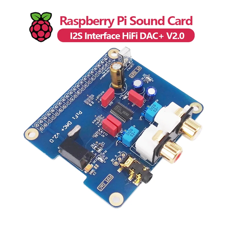 Raspberry Pi 5/4/3B+ HIFI DAC+ Tarjeta de sonido Interfaz I2S PiFi DAC+ V2.0 - imagen 3