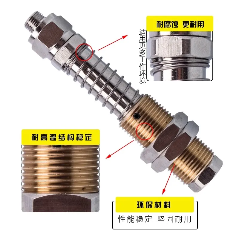 Ventosa neumática de vacío, FEST-G1/8 G1/4 G3/8, biela no giratoria, herramientas de automatización de brazo robótico de rosca M20 - imagen 3