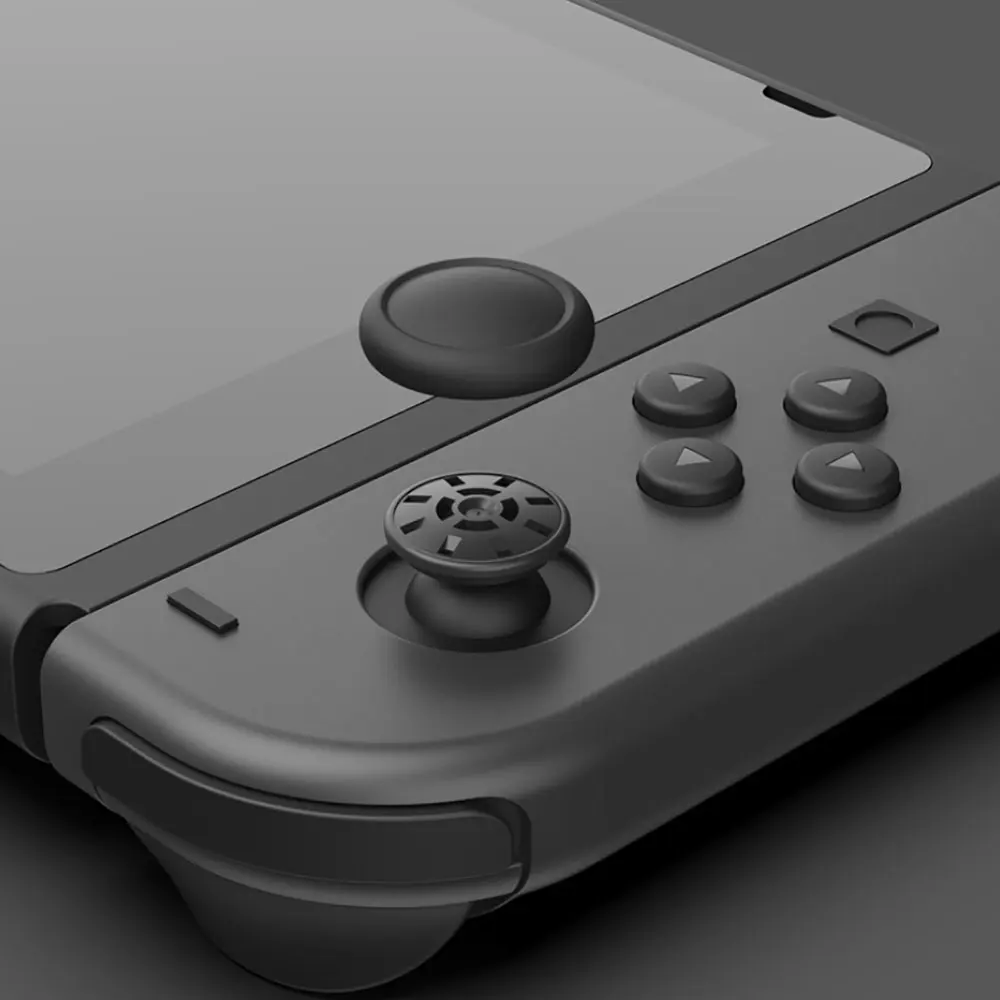 JCD 2 uds tapas de agarre de silicona para pulgar cubierta protectora de goma para Joystick de piel para interruptor NS Lite Oled Joy-Con controlador - imagen 4