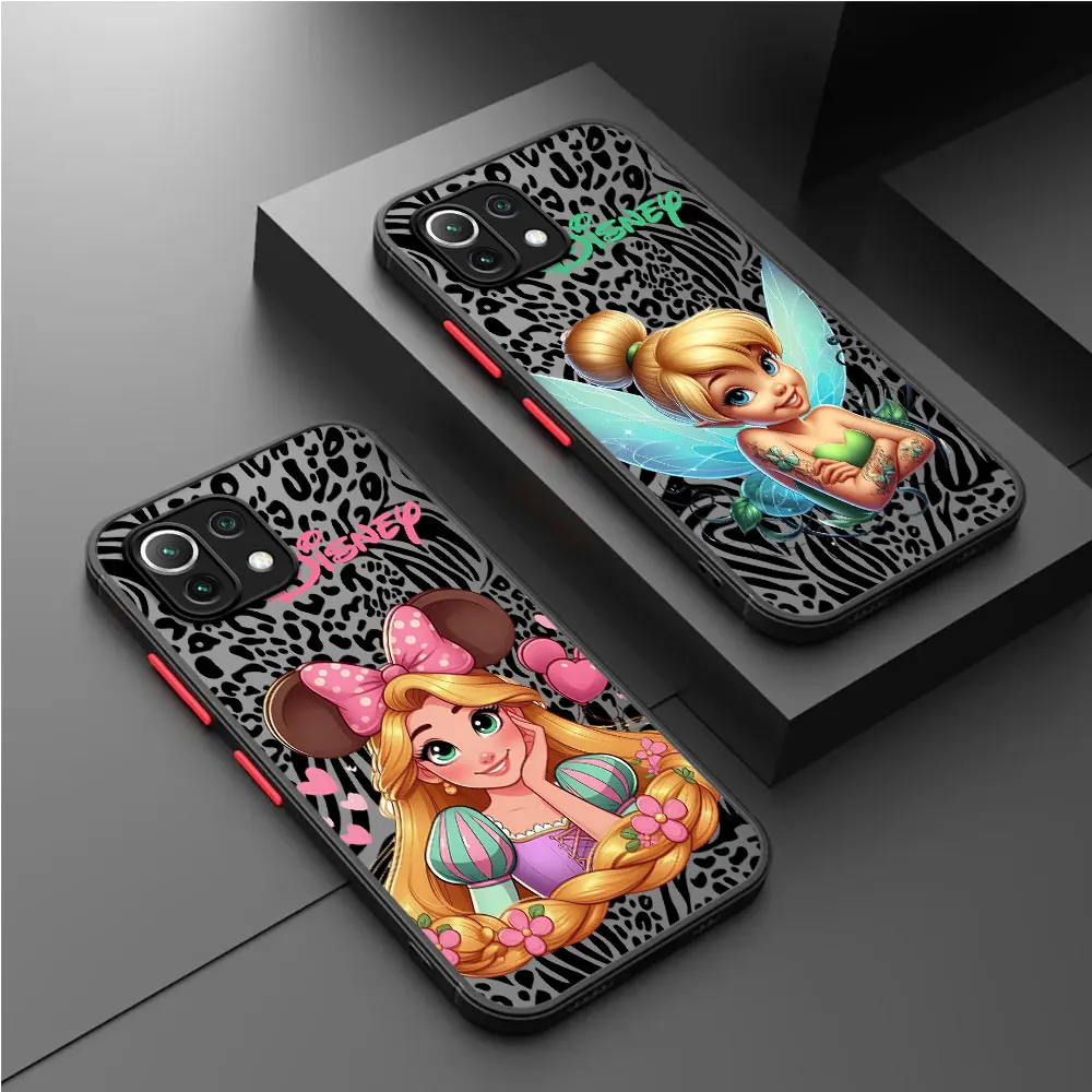 Funda de teléfono de princesa de Disney para Xiaomi Mi 9T Pro 10T Pro 11 Lite 5G 11T Pro 11T 12 12X 12T Pro 13 Pro 13 Lite 14 Pro