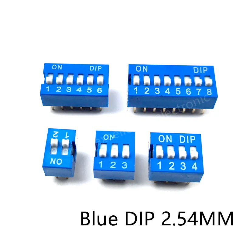 Blue dip 2.54mm