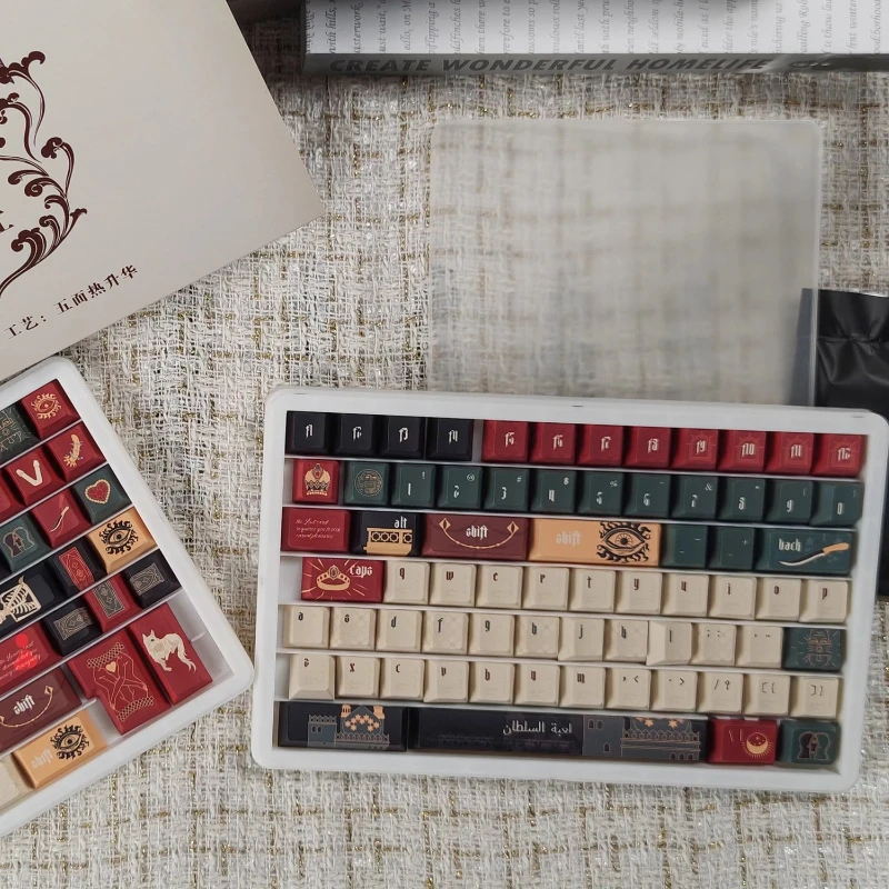 Juego de teclas con tema de juego Sultan, teclas de teclado con perfil de cereza de sublimación PBT personalizadas para accesorios de teclado mecánico - imagen 5
