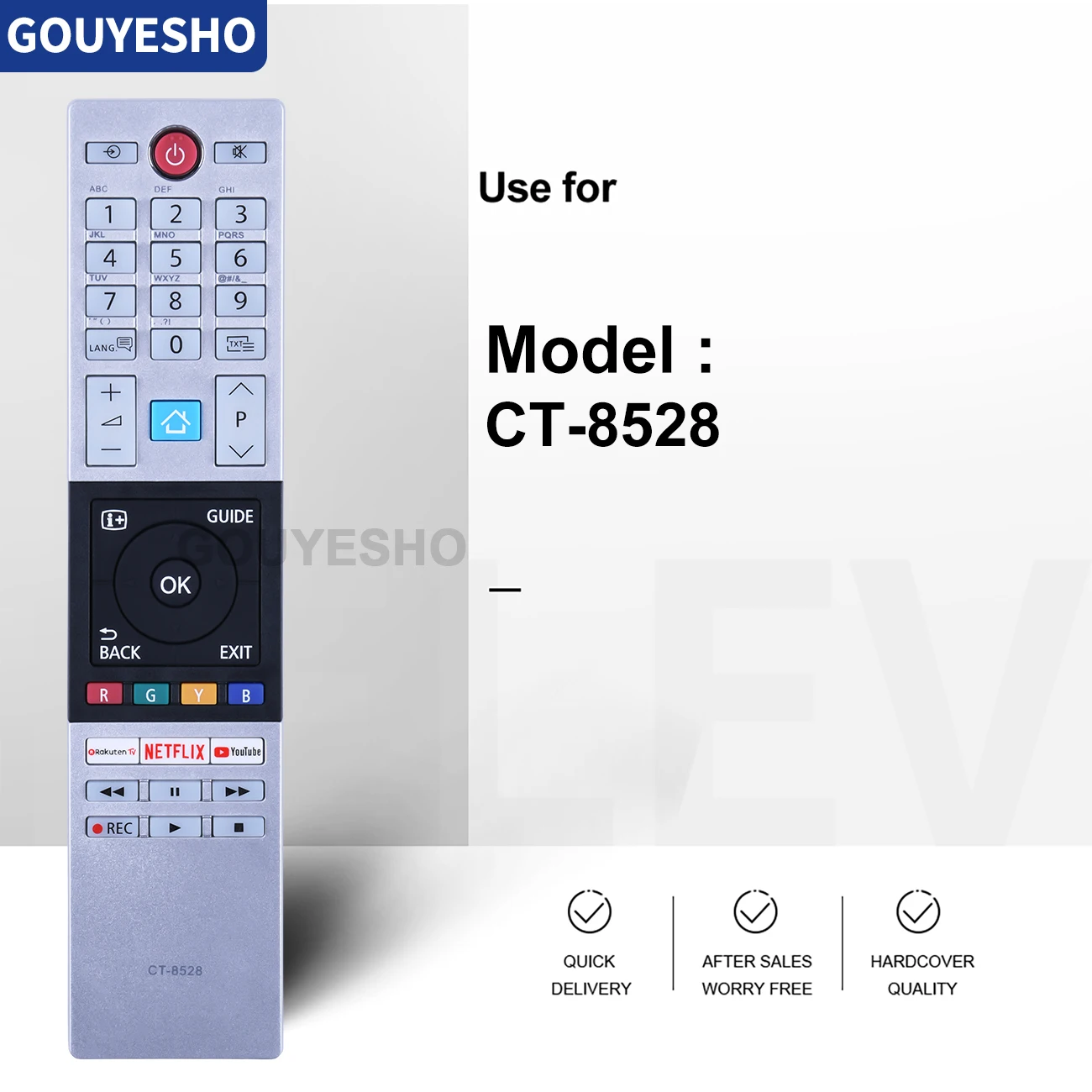 Nuevo CT-8528 para Toshiba TV Control remoto 65U6863DG 32L3866DG 24W3863DA 43V5863DB 49V5863DB 55V5863DB 58L7350U 65L9300 84L9300 - imagen 3