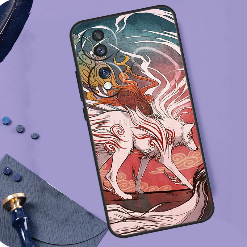 Funda de zorro de Anime de estilo japonés para Honor Magic 6 5 Pro Lite 50 70 90, funda para Honor X9b X8b X7 X8 X9 X6a X7a X8a X9a - imagen 2