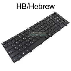 Teclado portátil Dell Vostro 15 e Inspiron – Hebreo y árabe