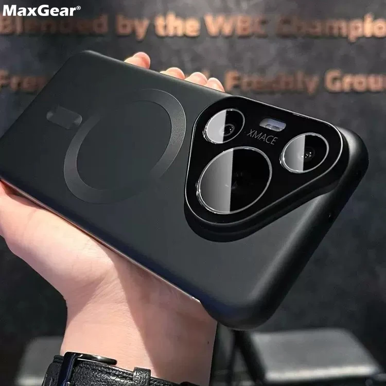 Carcasa ultrafina mate sin marco, carcasa Magsafe para Huawei Pura 70 Pro Ultra P70 Mate60, cubierta magnética de PC de refrigeración a prueba de golpes