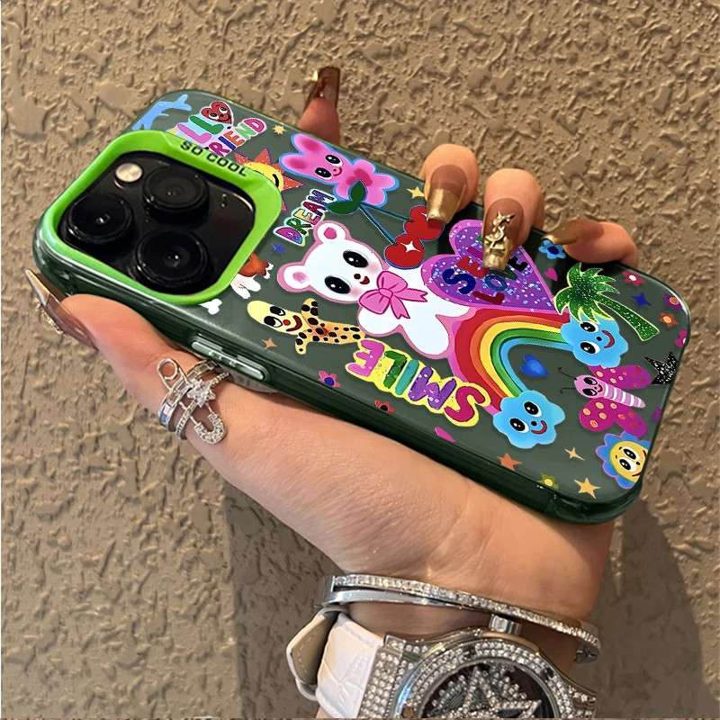 Funda colorida de la suerte en inglés para Samsung Galaxy A24 A33 A34 A14 A13 A23 A55 A15 A35 A25 A05 A05S 5G A54 A53 A32 A52 A52S - imagen 5