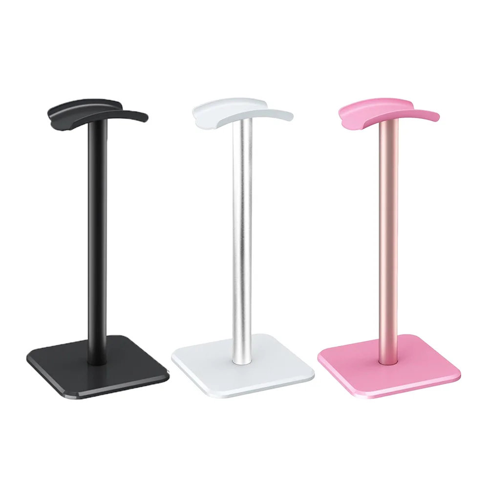 Soporte Vertical de aleación de aluminio para auriculares, organizador de escritorio para ahorro de espacio, colgador