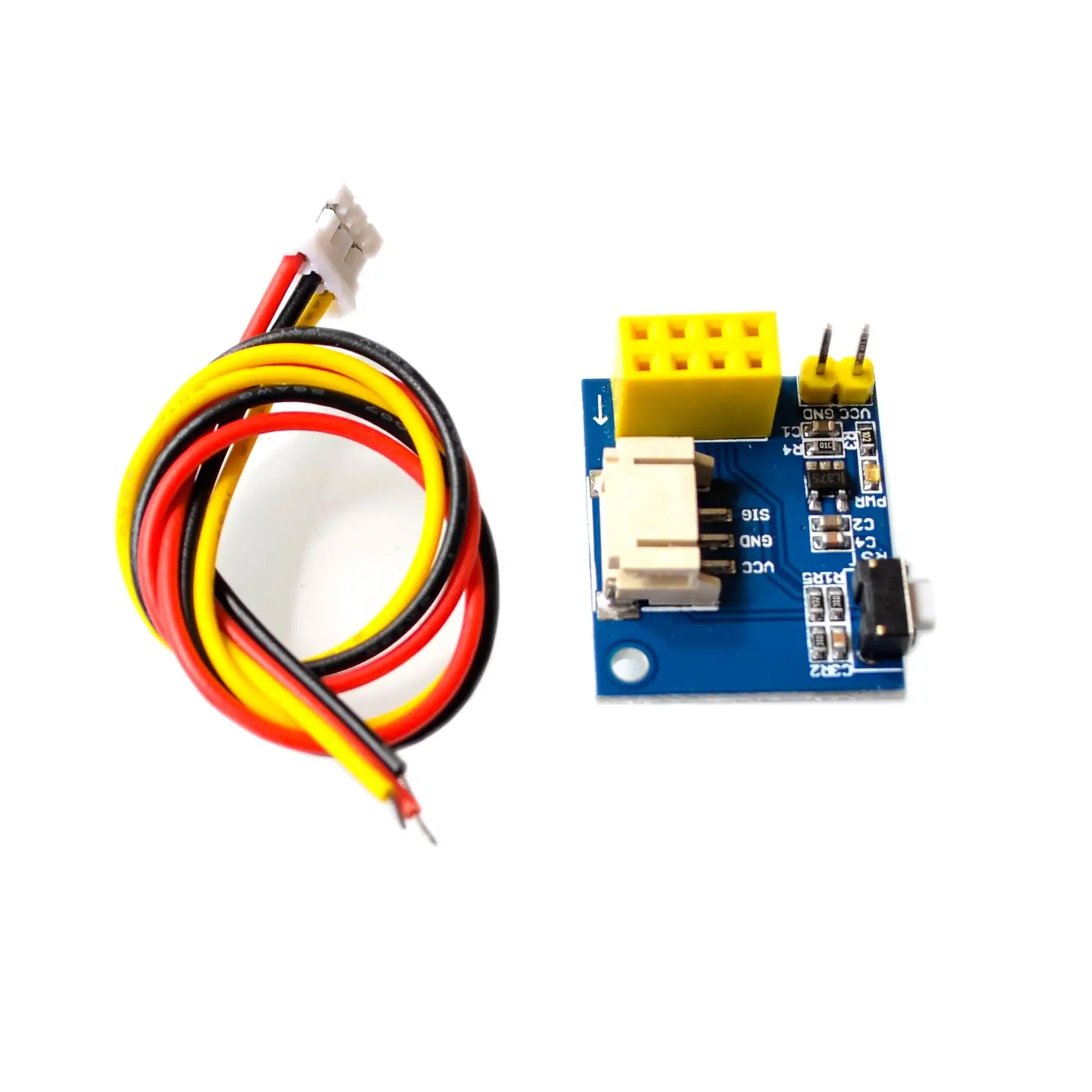 Módulo controlador LED para Arduino IDE WS2812, ESP-01, ESP8266, ESP-01S, RGB, anillo de luz inteligente, electrónico, bricolaje