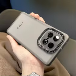 Funda para IQOO Z10 Turbo + Z10Turbo Pro Funda transparente de silicona suave para IQOO Z10 Turbo Pro Cámara protección parachoques Funda