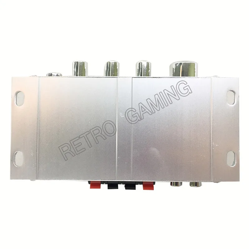 Amplificador WM333 de Audio estéreo HI-FI, cc 12V 2A, bricolaje, con Cable de Audio de potencia para máquina recreativa, piezas de armario de juegos - imagen 3