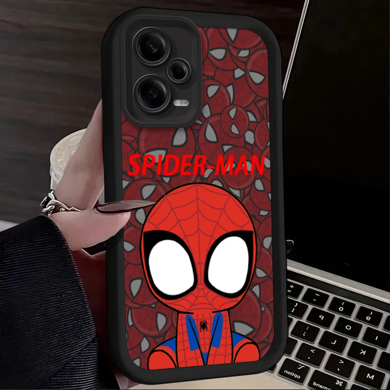 Funda Marvel Cute Deadpool Spider-Man para Xiaomi Redmi Note 13 14 12 11 Pro Plus 5G 14S 12S 11S 10S 10 9 Redmi 14C 13C 12C 12 4G - imagen 4