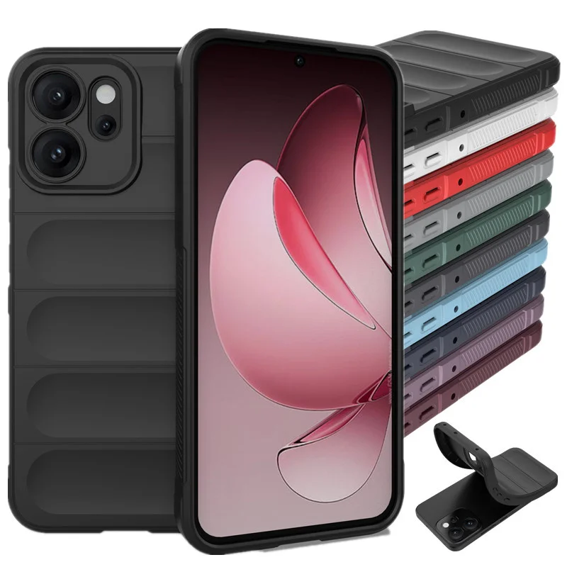 Funda de silicona Flexible con sensación de piel suave para OPPO Reno 14 Pro 14F Reno14 F 5G, funda protectora a prueba de golpes