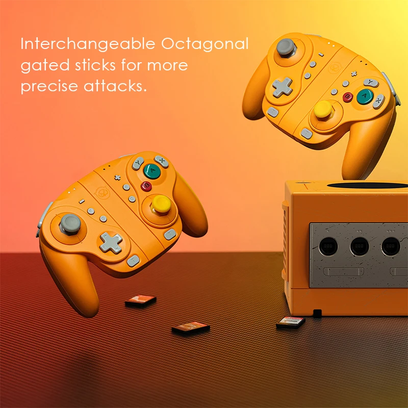 Joypad inalámbrico NYXI Wizard para Switch2/Switch OLED/Switch Lite Naranja - imagen 5