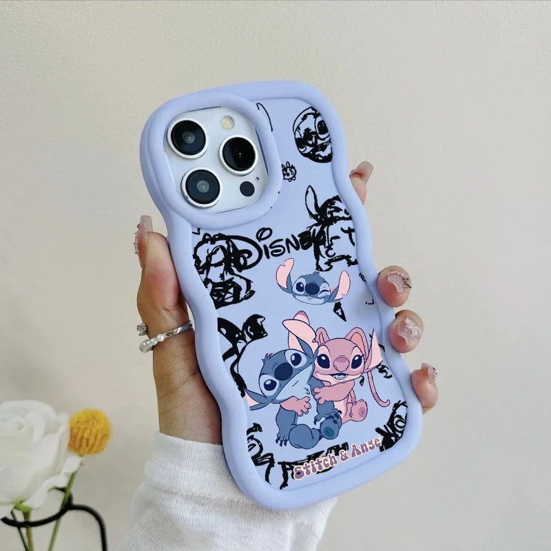 Funda Stitch Angel para Infinix Smart 9 8 7 Note 40 Zero 30 4G Play Hot 50i 40i 30i 50 Tecno Spark 30C 10C 10 8T GO 2025 2023 2024 - imagen 3