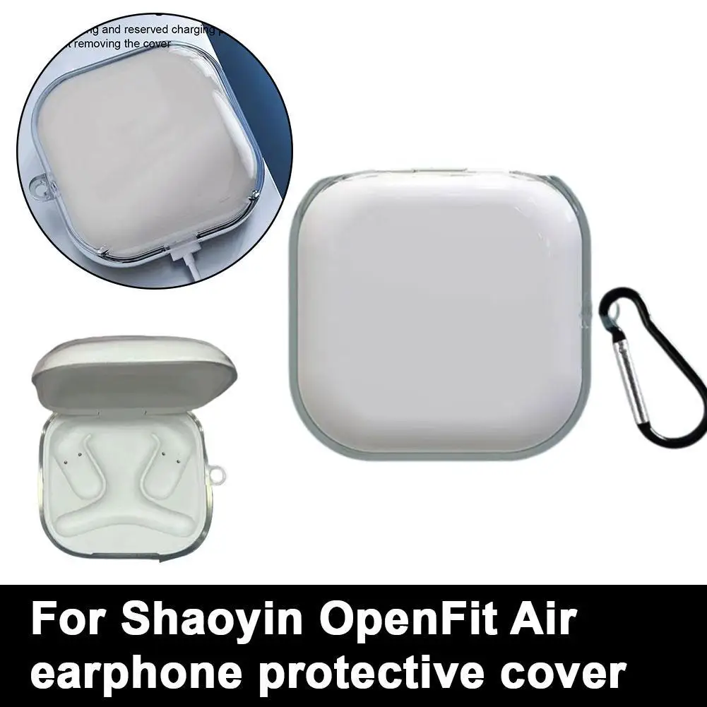 Funda para auriculares OpenFit Air Shokz Audios T511, carcasa transparente, accesorios para auriculares T910